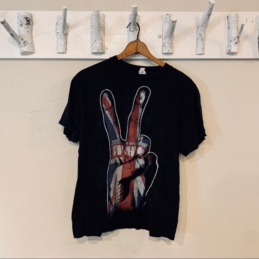 🔮THE WHO distressed band tee